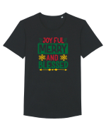 Joyful Merry and Blessed Tricou mânecă scurtă guler larg Bărbat Skater