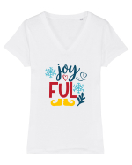 Joyful Love Tricou mânecă scurtă guler V Damă Evoker