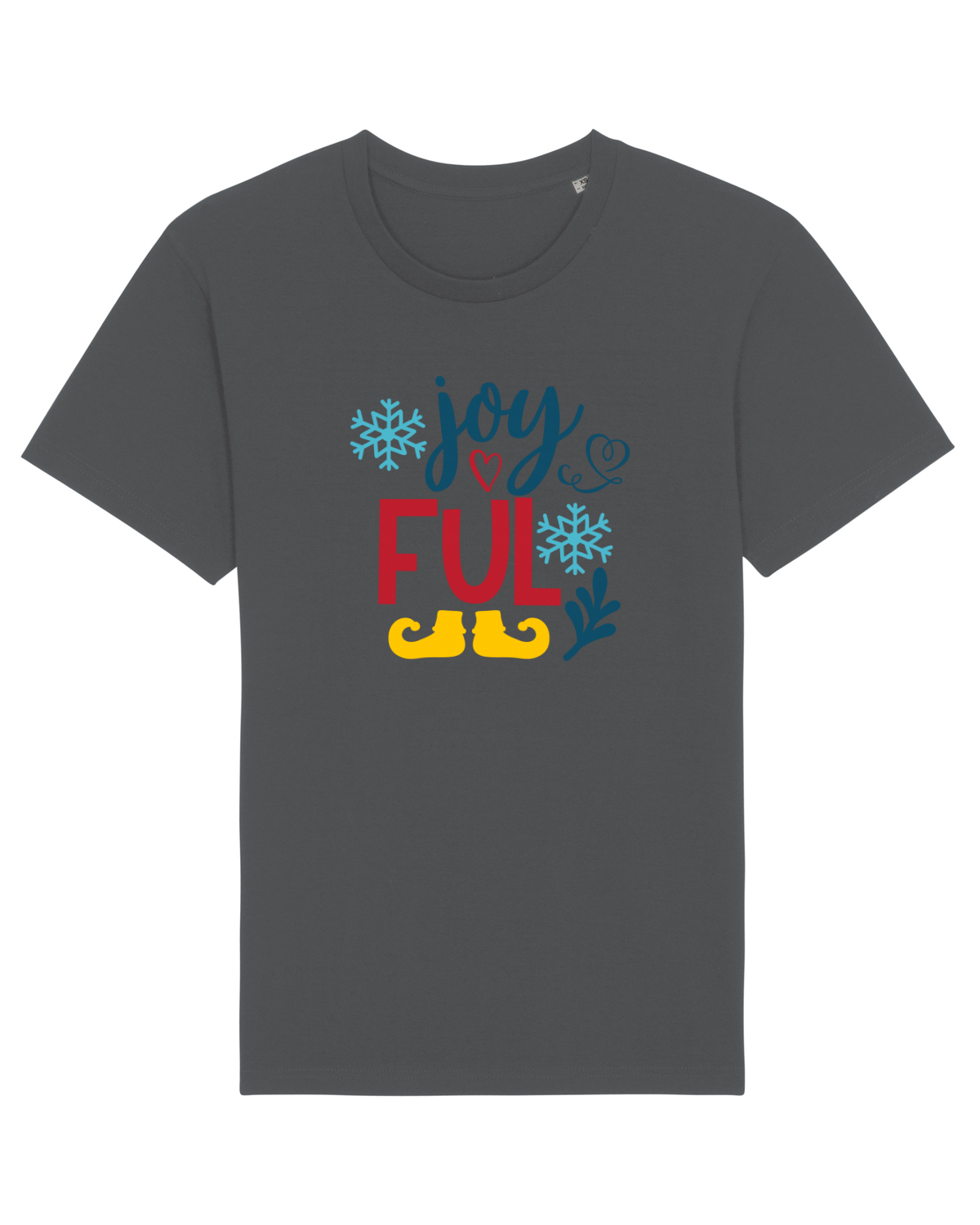 Tricou mânecă scurtă Unisex Rocker Anthracite