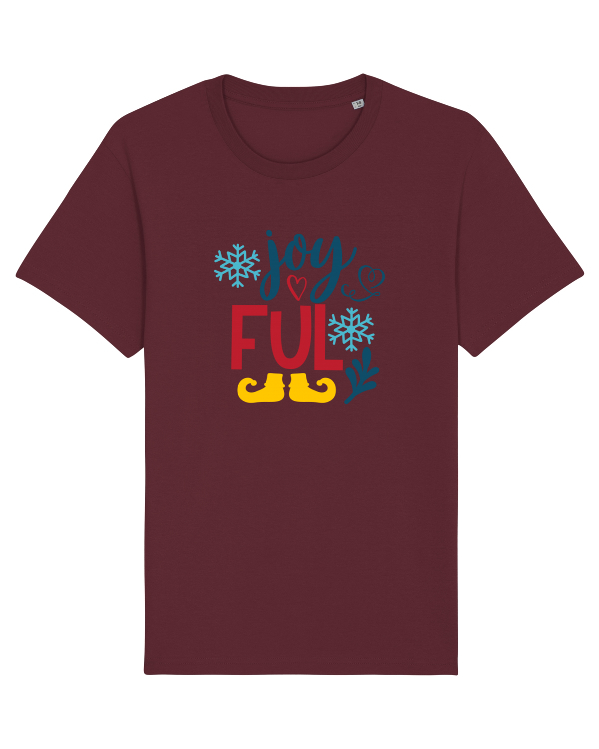 Tricou mânecă scurtă Unisex Rocker Burgundy