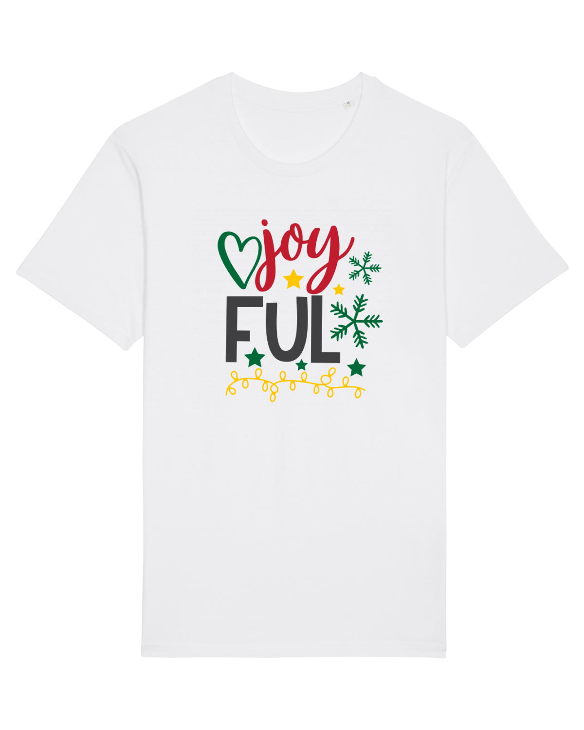 Tricou mânecă scurtă Unisex Rocker White