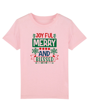 Joyful And Merry Cotton Pink