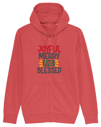 Joyful And Merry 3 Carmine Red