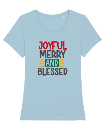 Joyful And Merry 3 Sky Blue