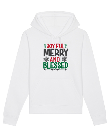 Joyful And Merry 4 White