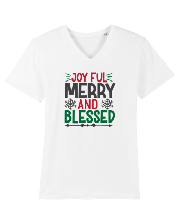 Joyful And Merry 4 White