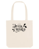 Joy to the World Black Sacoșă textilă