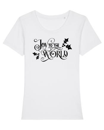 Joy to the World Black White