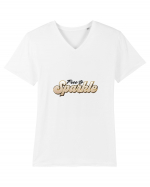 Sparkle Tricou mânecă scurtă guler V Bărbat Presenter