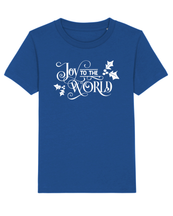 Joy to the World White Majorelle Blue