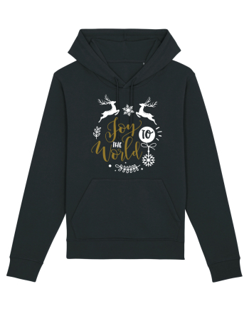 Joy to the World Black and Gold Black
