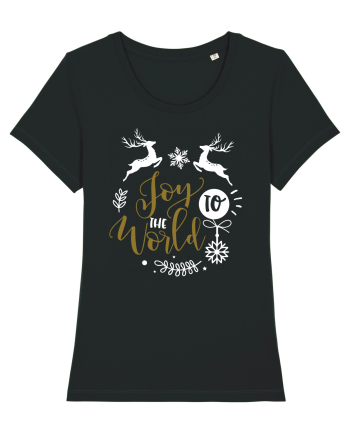 Joy to the World Black and Gold Black