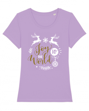 Joy to the World Black and Gold Lavender Dawn