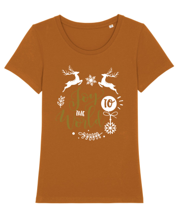 Joy to the World Black and Gold Roasted Orange