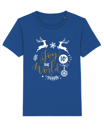 Joy to the World Black and Gold Majorelle Blue