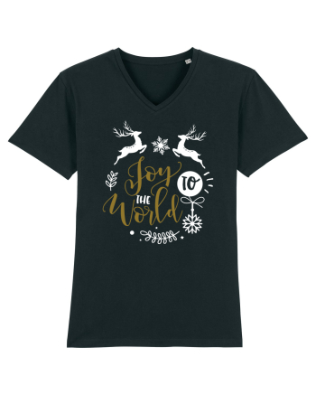 Joy to the World Black and Gold Black
