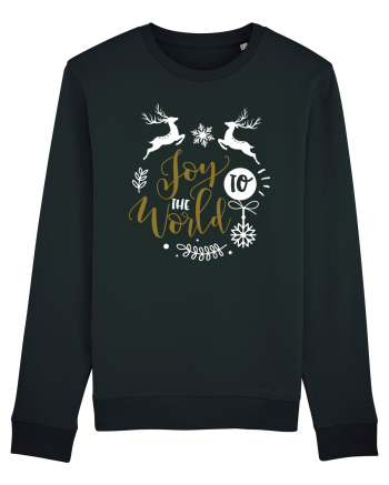 Joy to the World Black and Gold Black