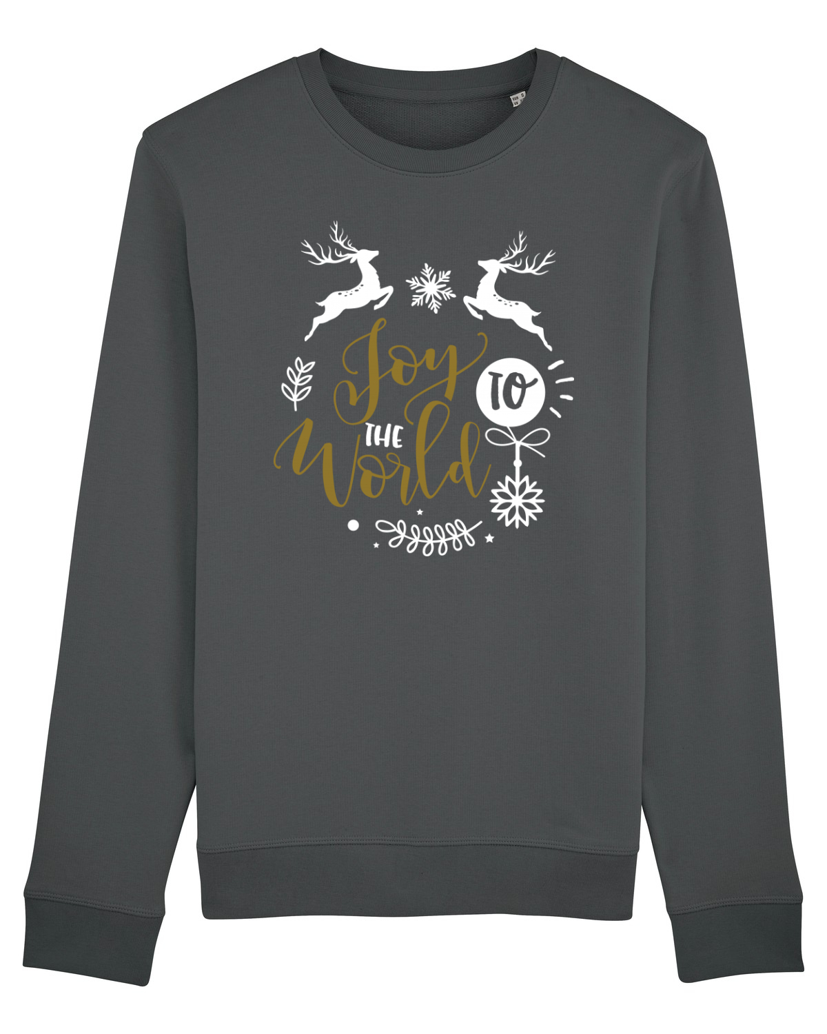 Bluză mânecă lungă Unisex Rise Anthracite