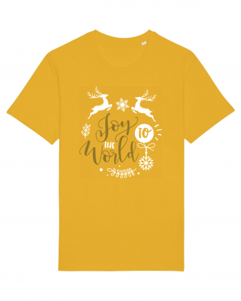 Joy to the World Black and Gold Spectra Yellow