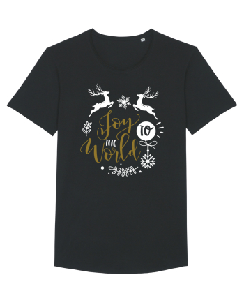 Joy to the World Black and Gold Black