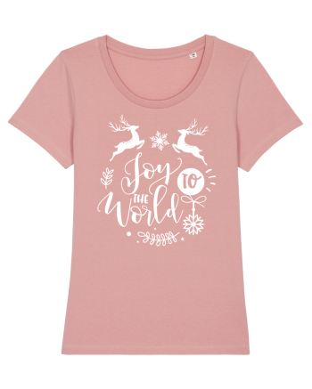 Joy to the World White 2 Canyon Pink