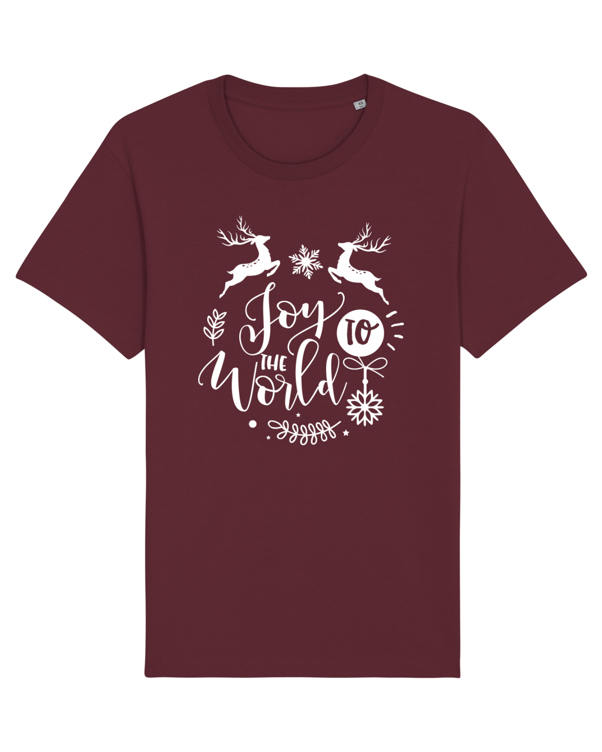 Tricou mânecă scurtă Unisex Rocker Burgundy