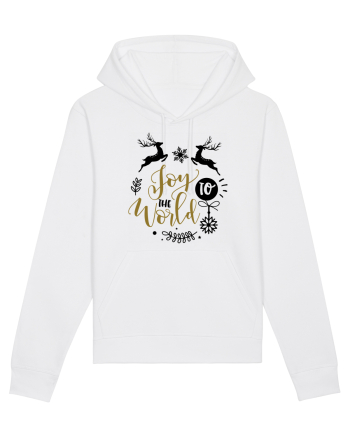 Joy to the World Gold White