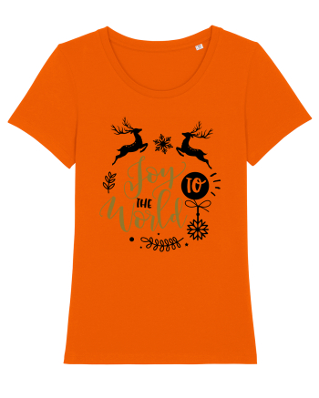 Joy to the World Gold Bright Orange