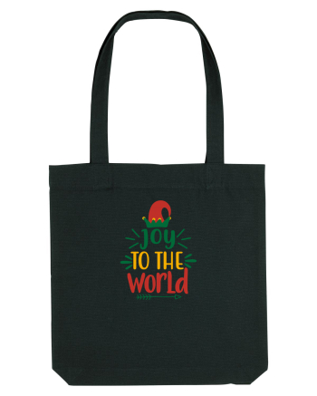 Joy to the World Elf Hat Black