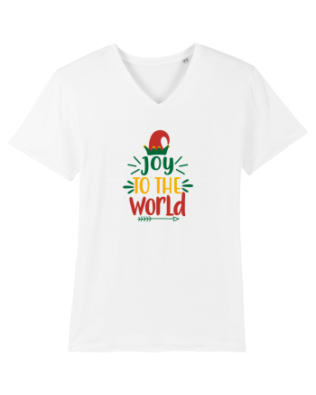 Joy to the World Elf Hat White