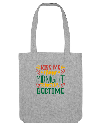 Kiss me now Xmas Heather Grey