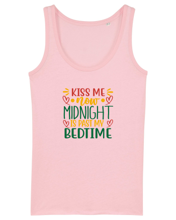 Kiss me now Xmas Cotton Pink