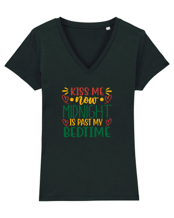 Kiss me now Xmas Black