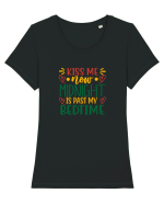 Kiss me now Xmas Tricou mânecă scurtă guler larg fitted Damă Expresser