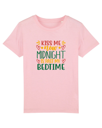 Kiss me now Xmas Cotton Pink