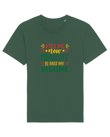 Kiss me now Xmas Bottle Green