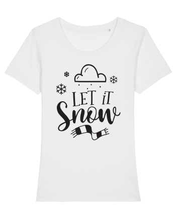 Let it Snow Black White