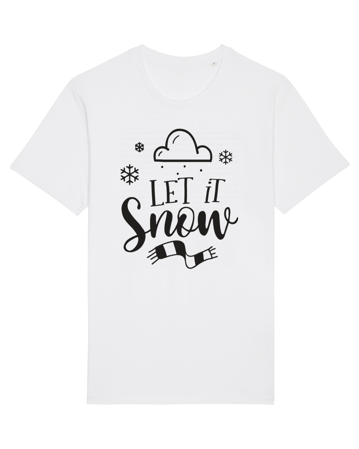 Tricou mânecă scurtă Unisex Rocker White