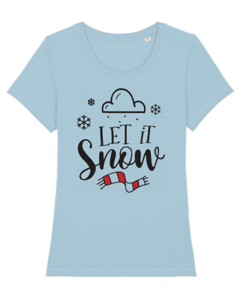 Let it Snow Red Sky Blue