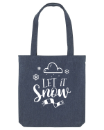 Let it Snow White Sacoșă textilă