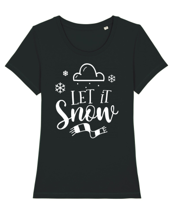 Let it Snow White Black