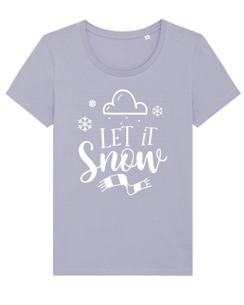 Let it Snow White Lavender