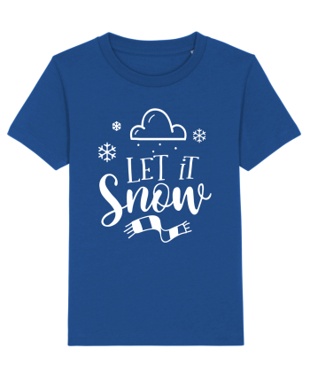 Let it Snow White Majorelle Blue