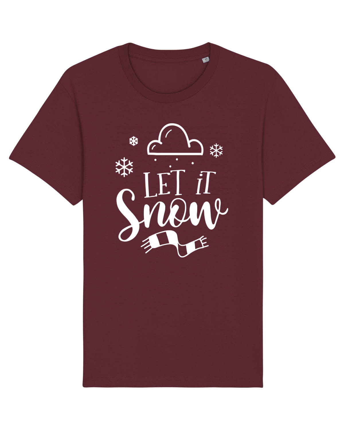 Tricou mânecă scurtă Unisex Rocker Burgundy