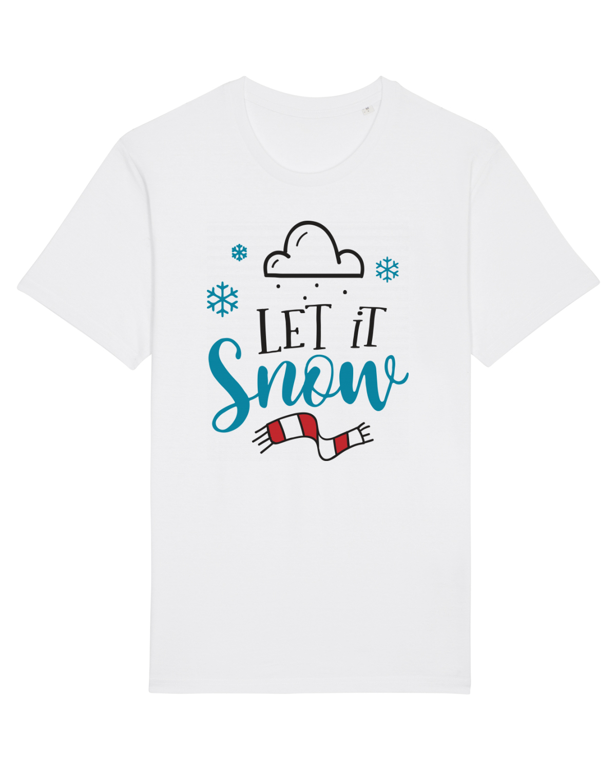 Tricou mânecă scurtă Unisex Rocker White