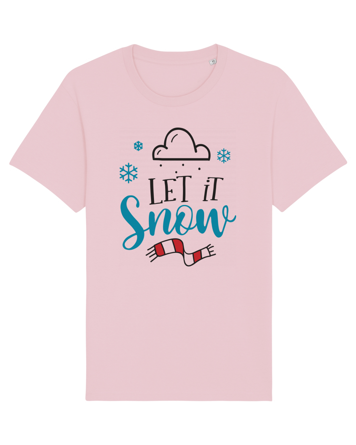 Tricou mânecă scurtă Unisex Rocker Cotton Pink