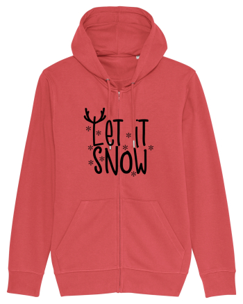Let it Snow Reindeer Carmine Red