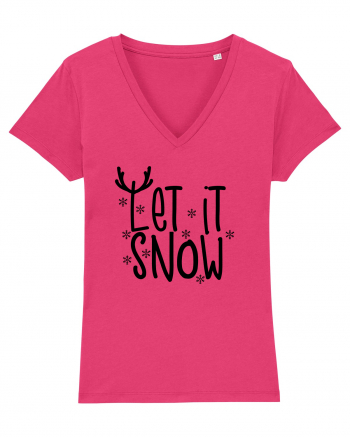 Let it Snow Reindeer Raspberry