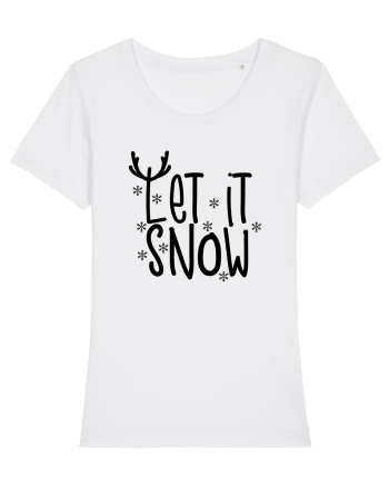 Let it Snow Reindeer White