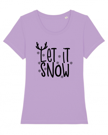 Let it Snow Reindeer Lavender Dawn